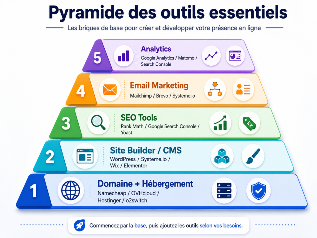 Outils essentiels lancement site : de la base à l'optimisation
